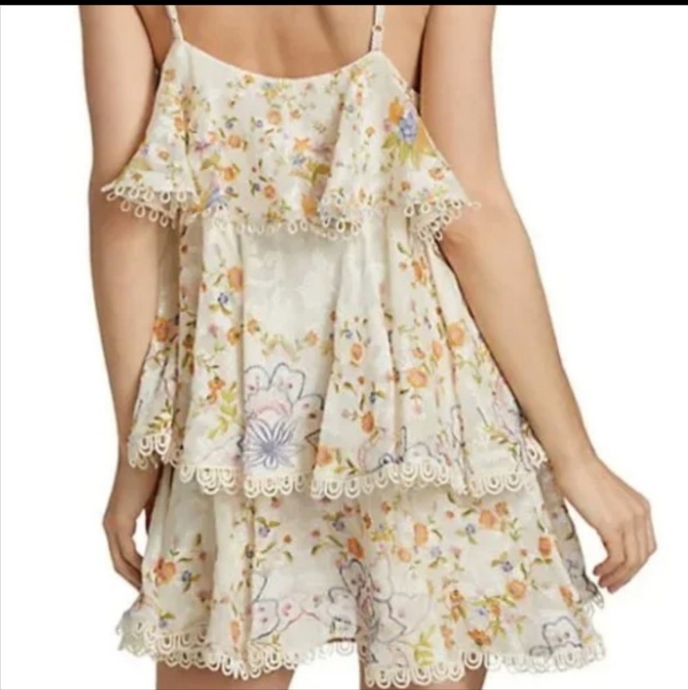 Hemant and Nandita crossstitch Georgette dress - Picture 2 of 3